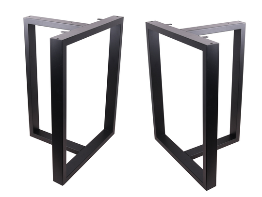 2 X High Quality Dining Table Legs, T-Shaped Steel Table Legs, Office Legs, Computer Desk Legs, Industrial Kitchen Legs, Black