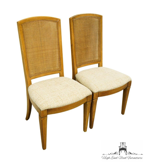 Set Of 2 Thomasville Furniture Cadence Collection Country French Dining Side Chairs 9061-861