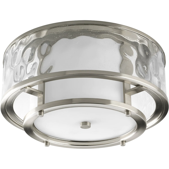 Progress Lighting Silvertone 2-light Flush Mount
