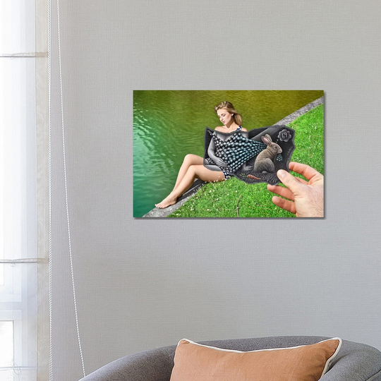 iCanvas "Pencil vs. Camera - 69" by Ben Heine Canvas Print