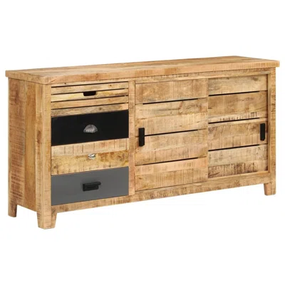 Almendarez 62.99" Wide 4 Drawer Mango Wood Sideboard