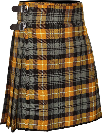 Scottish Men's 5 Yard Gordon Weathered Tartan Kilt, Highland Wedding Kilt, Kilt For Men, Gift, Celtic, Traditional Wear, Great