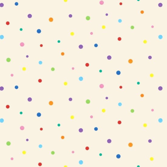 Multi Colored Dots, Elephant Friends By Nicole in Den Bosch, Dot On Beige