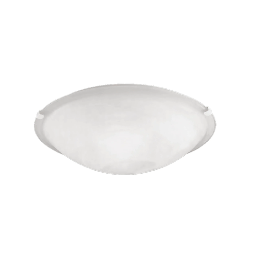 Millennium Lighting Metal 2 Light Flushmount Ceiling Light in White