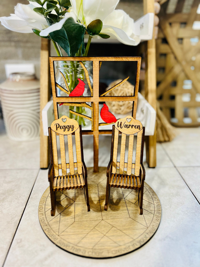 Save A Seat Remembrance Chair | Me A Memorial Scene in Memory Crafts| Gifts Bereavement Gifts