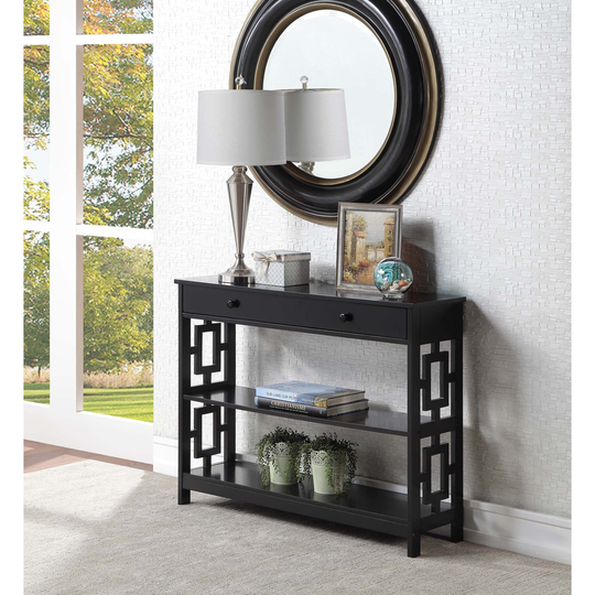 Porch & Den Woodmere 1 Drawer Console Table