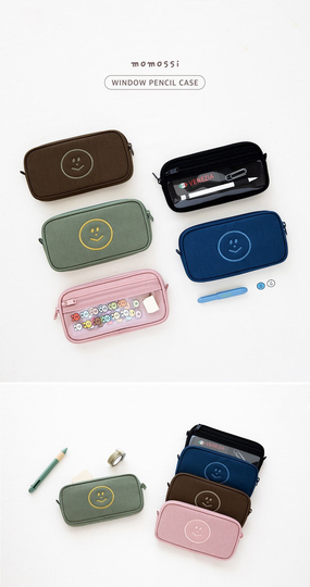 Pencil Case [5Colors]/ Pen Case/Pouch Zipper Bag Makeup Pouch, School Supplies Dubudumo