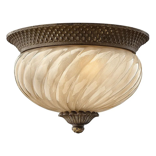 Hinkley Lighting 2 Light Outdoor Flush Mount Ceiling Fixture from the