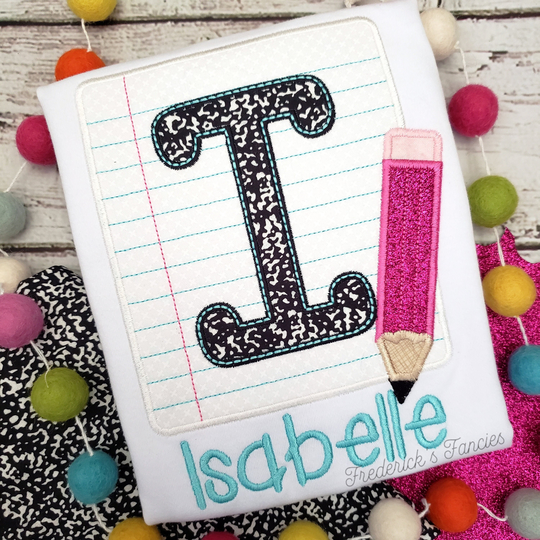 Back To School Shirt - Girls Back To Shirt Pencil Personalized Monogrammed Outfit New Year