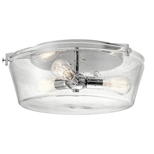 Kichler Lighting Alton Collection 3-light Chrome Flush Mount