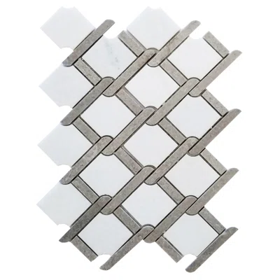 11.2" x 11.4" Straight Edge Natural Stone Mosaic Sheet Wall Floor Use Tile