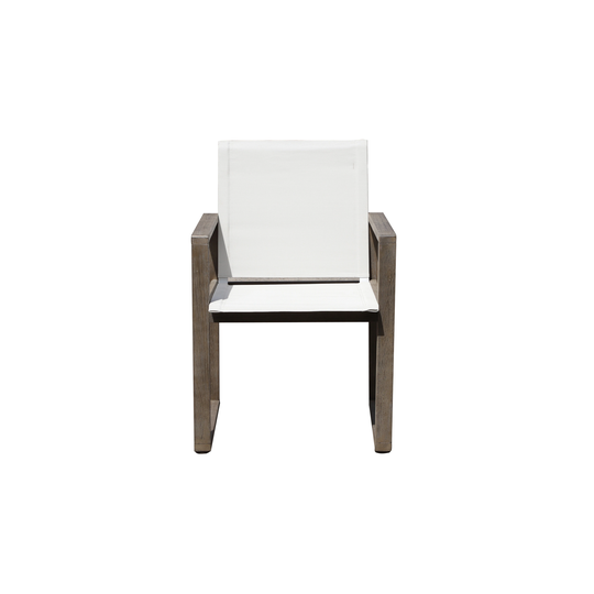 Beautiful set of 4 armed dining chairs