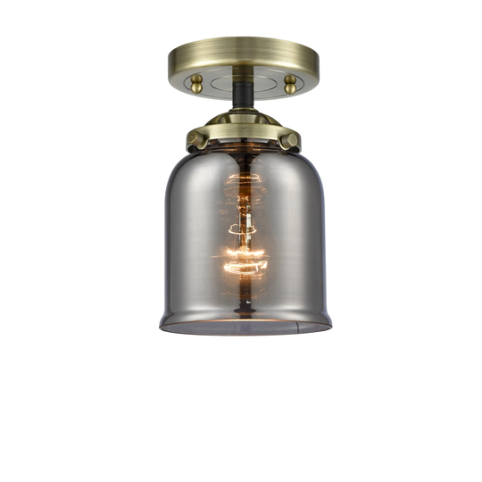 Innovations Lighting Small Bell 5" Wide Semi-Flush Ceiling Fixture