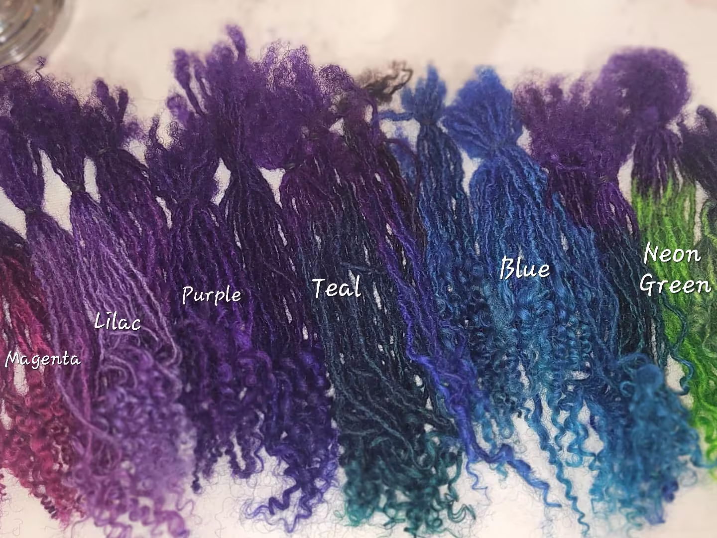 Vibrant Color Goddess Solarloc™ Extensions, 100% Human Hair, Hand-Made, 10 Locs/Bundle