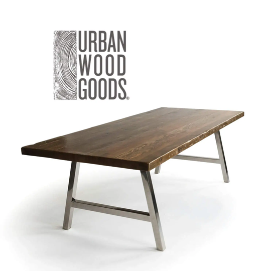 Rustic Wood Coffee Table Large - Industrial For Living Room Modern Dining Rectangle Vintage