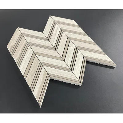 Natural Stone Chevron Mosaic Wall & Floor Tile