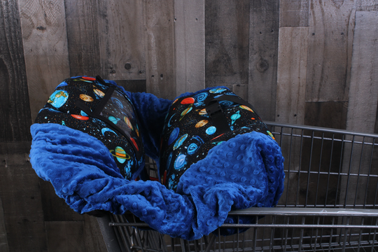 Shopping Cart Cover. High Chair Solar System Boy Girl Cover