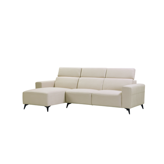 Pasargad Home Modern Bari Sectional Sofa with Push Back Functional