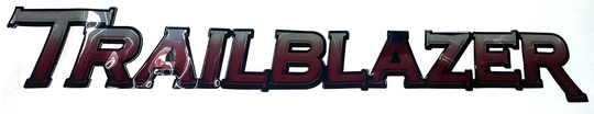 1 Rv Trailer Trailblazer Emblem Embossed Logo Graphic Decal -2219