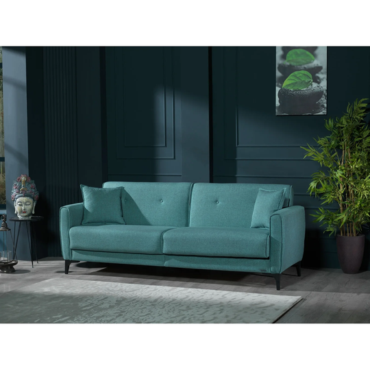 Reksai 85" Square Arms Modular Convertible Sleeper Sofa
