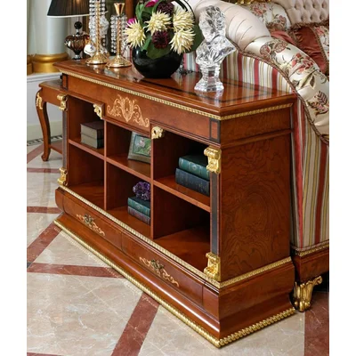 Leonor 59.06'' Wide 2 Drawer Beech Solid Wood Sideboard