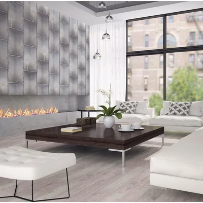 Faucett Flame 9.02' L x 53.98" W Wallpaper Roll