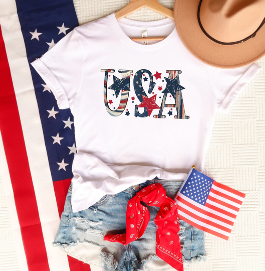 Usa Comfort Colors Shirt, 4Th Of July Patriotic Flag American Unisex Of Shirt, Independence Day