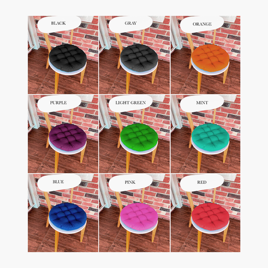 Chair Cushions/ Round Chair Seat Cushion/ Handmade Cushion For Chair/ Pads/ Cushion in Assortment