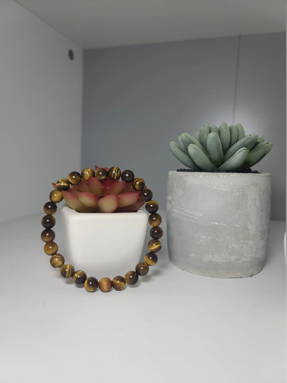 Tiger's Eye Beaded Bracelet