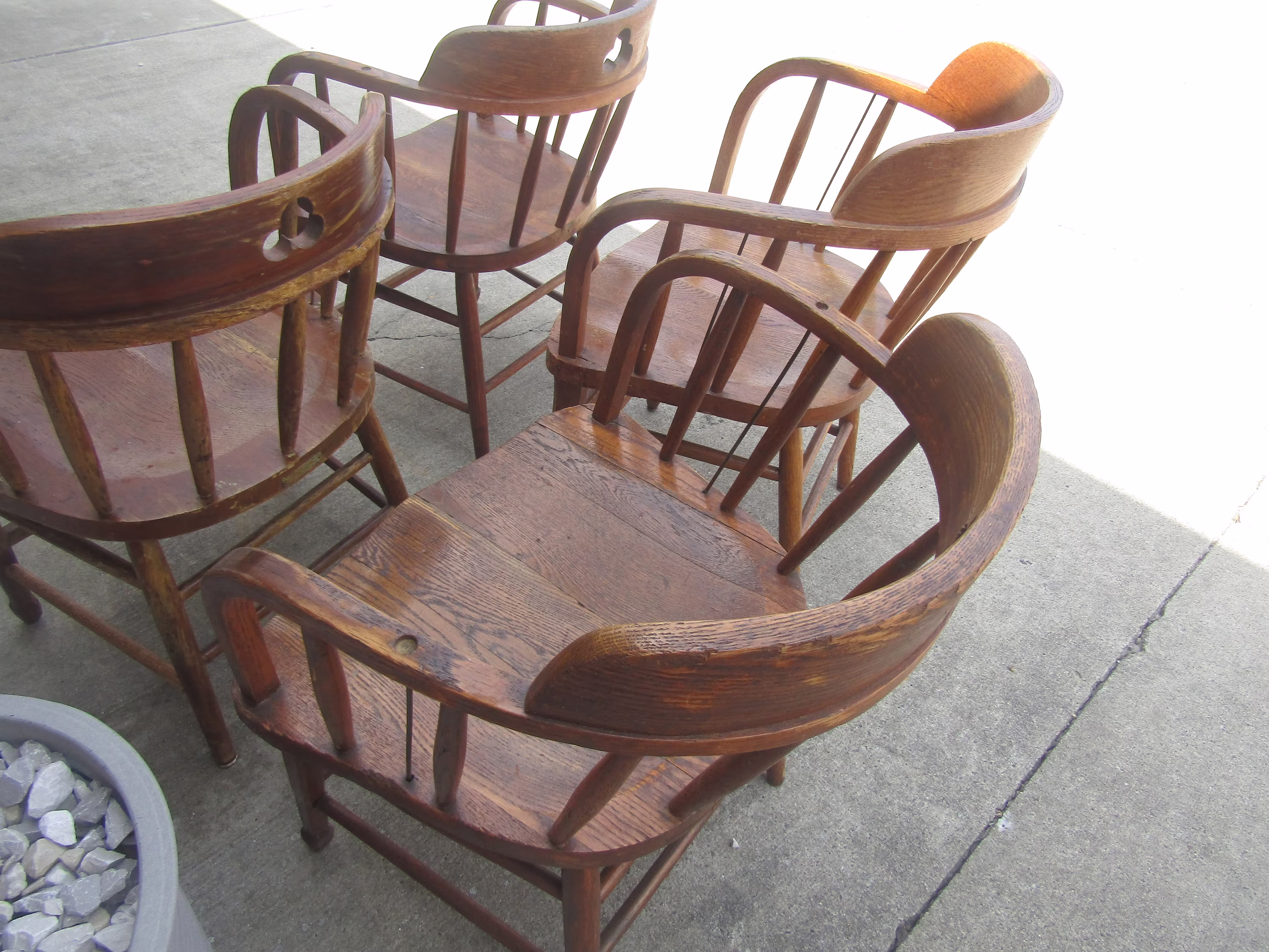 Vintage Original Chairs, Built 1900-1904, Desk, Kitchen, Card Room Chairs Only 1 Chair Left