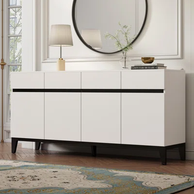 Carolen 31.5" Wide 4 Drawer Sideboard