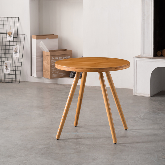 Corvus Lille Mid-century Bamboo Site End Table