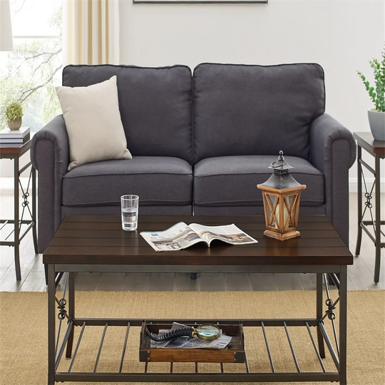 Cocktail Table Set of 3pc For Living Room With MDF Panels