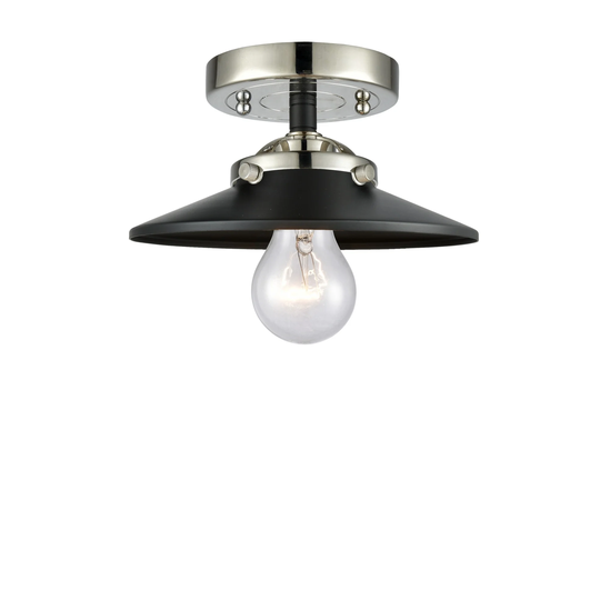 Innovations Lighting Railroad 8" Wide Semi-Flush Ceiling Fixture