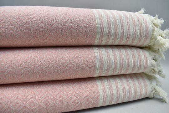 Sofa Cover, Turkish Soft Blanket, Couch Organic Cotton Decorative Slipcovers For 72 X 120 Inch Rose Atom