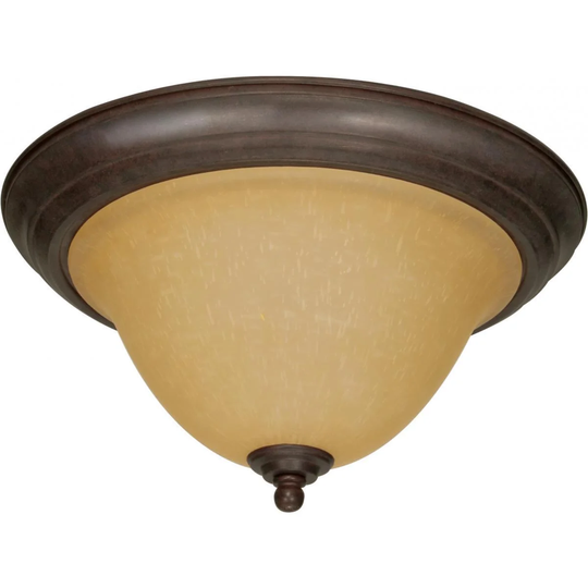 Nuvo Castillo 2 Light 16" Flush Fixtre