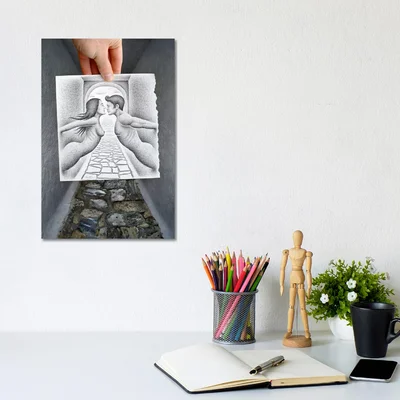 Pencil vs. Camera - 43 by Ben Heine - Photograph Print