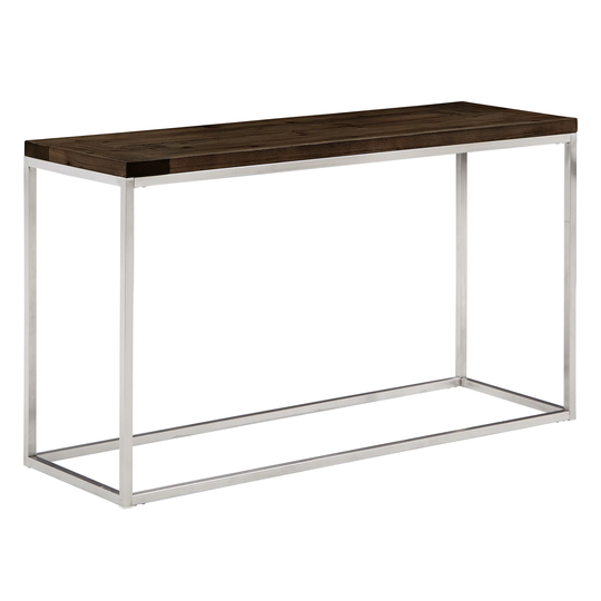 Keenan Stainless Steel Rectangular Sofa Table by iNSPIRE Q Modern - Sofa Table