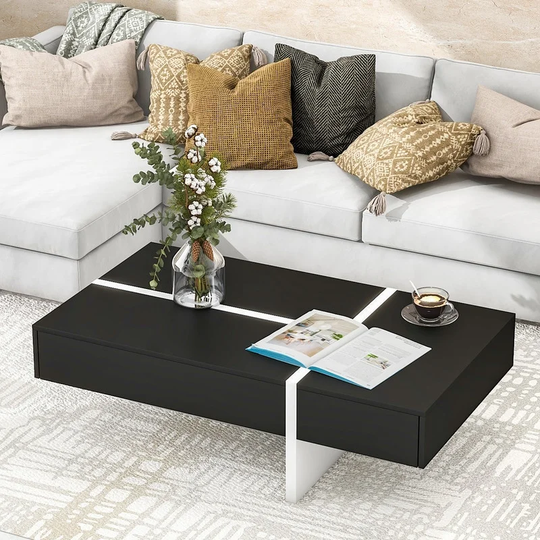 Modern High Gloss Cocktail Table, Coffee Table
