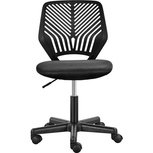 Yaheetech Adjustable Armless Office Chair Swivel Computer Study Chair