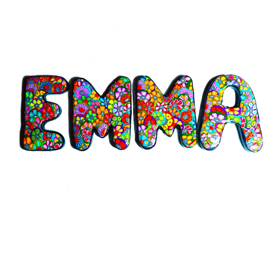 Personalized Colorful English Letters, Family Sign Names, Colorful Letters Kids Name, Front Door Personalized
