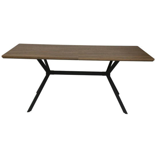 Dining Table Kitchen Table for Living Room Balcony Cafe Bar Walnut