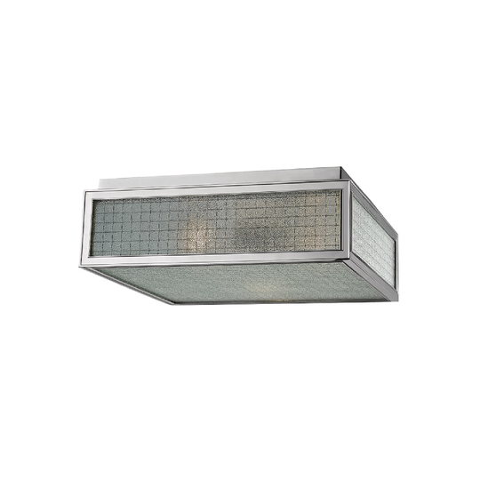 Hudson Valley Lighting Freemont 3-light Flush Mount, Polished Nickel