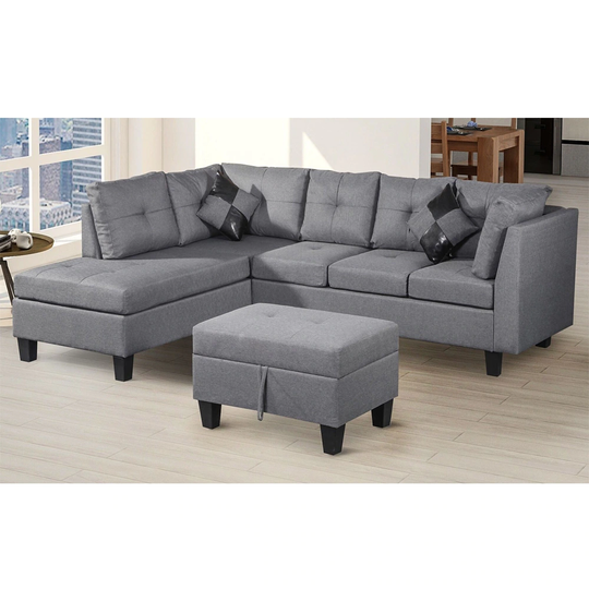 3-Piece Sofa Sectional Sofa Set for Living Room