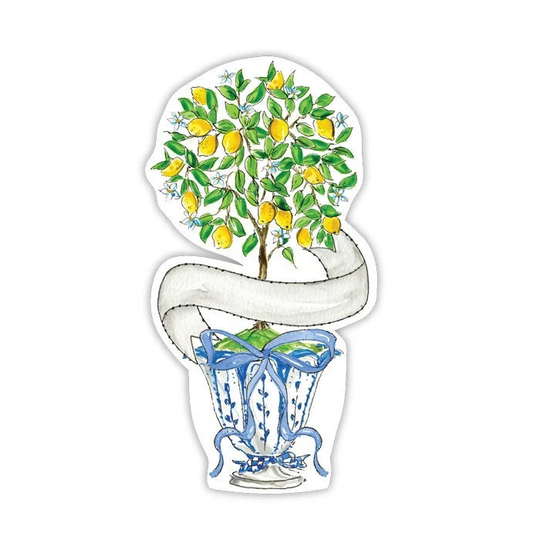 Lemons On Branch Die-Cut Table Accent