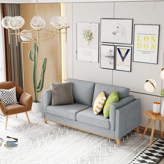 Chenille fabric sofa
