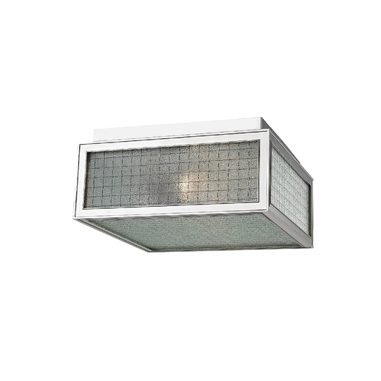 Hudson Valley Lighting Freemont 2-light Flush Mount, Polished Nickel