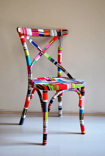 4 X Colorful Thonet Chairs | Custom Order