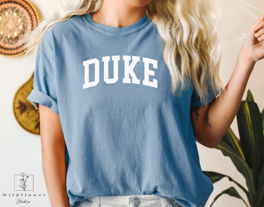 Custom Comfort Colors Shirt, University Tshirt, College Design School Name Tee, Personalized Tee