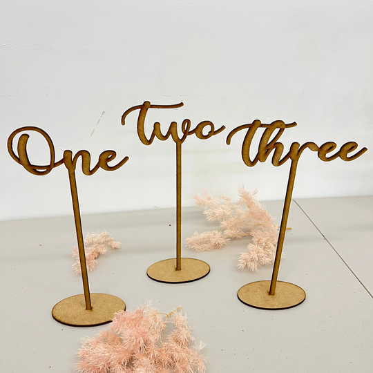 Table Numbers, Wedding Rustic Decoration, Gold, Silver, Rose Gold Setting, Birthday & Event Numbers